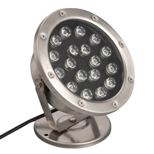 18W IP68 CE RoHS certificated RGB Underwater LED Light 