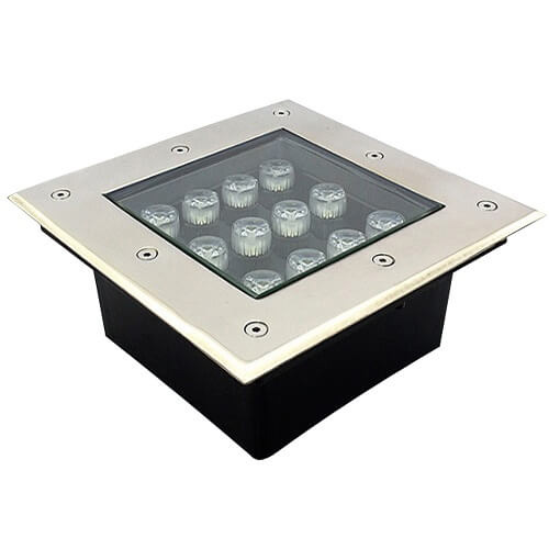 12W IP66 CE Cetificed Square Type LED Underground Flood Light