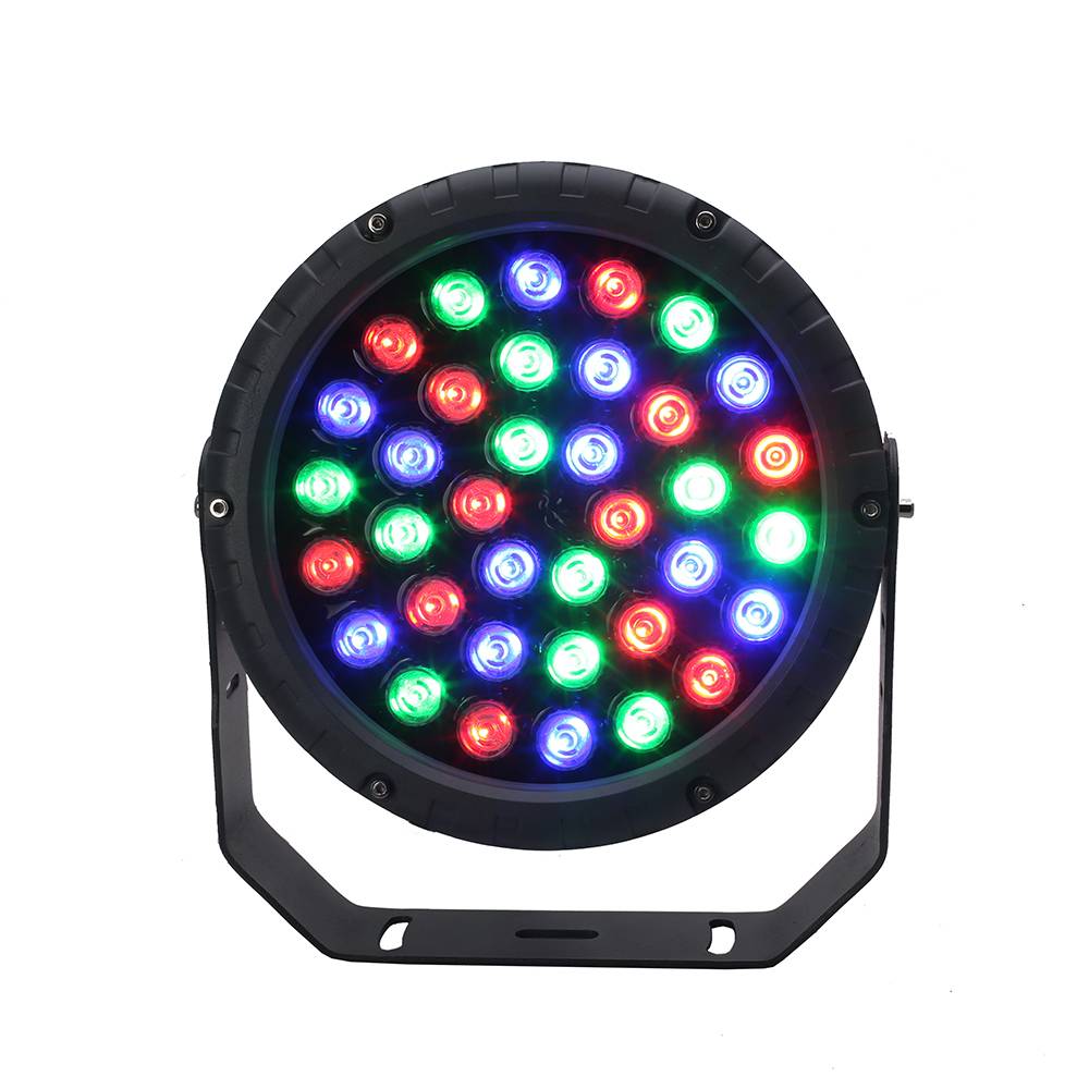 24W IP65 DMX512 RGB Round LED Flood Light 