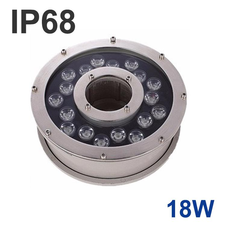 18W IP68 DMX control optional RGB LED Fountain light