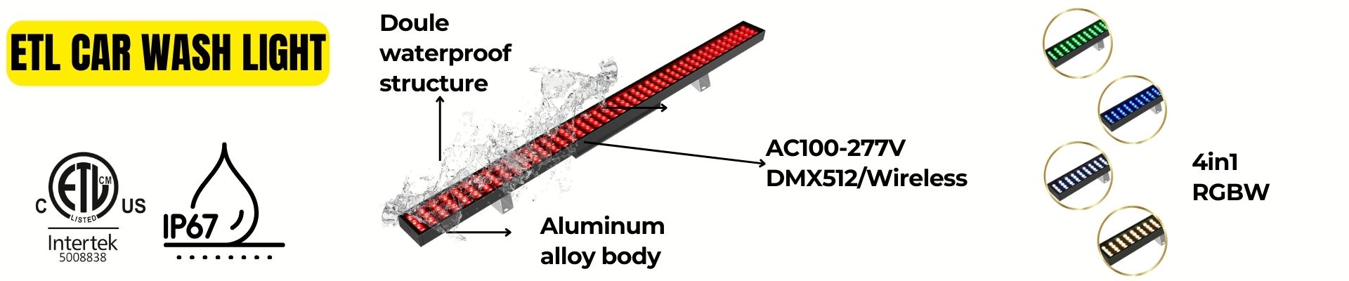 ETL Car Wash Light