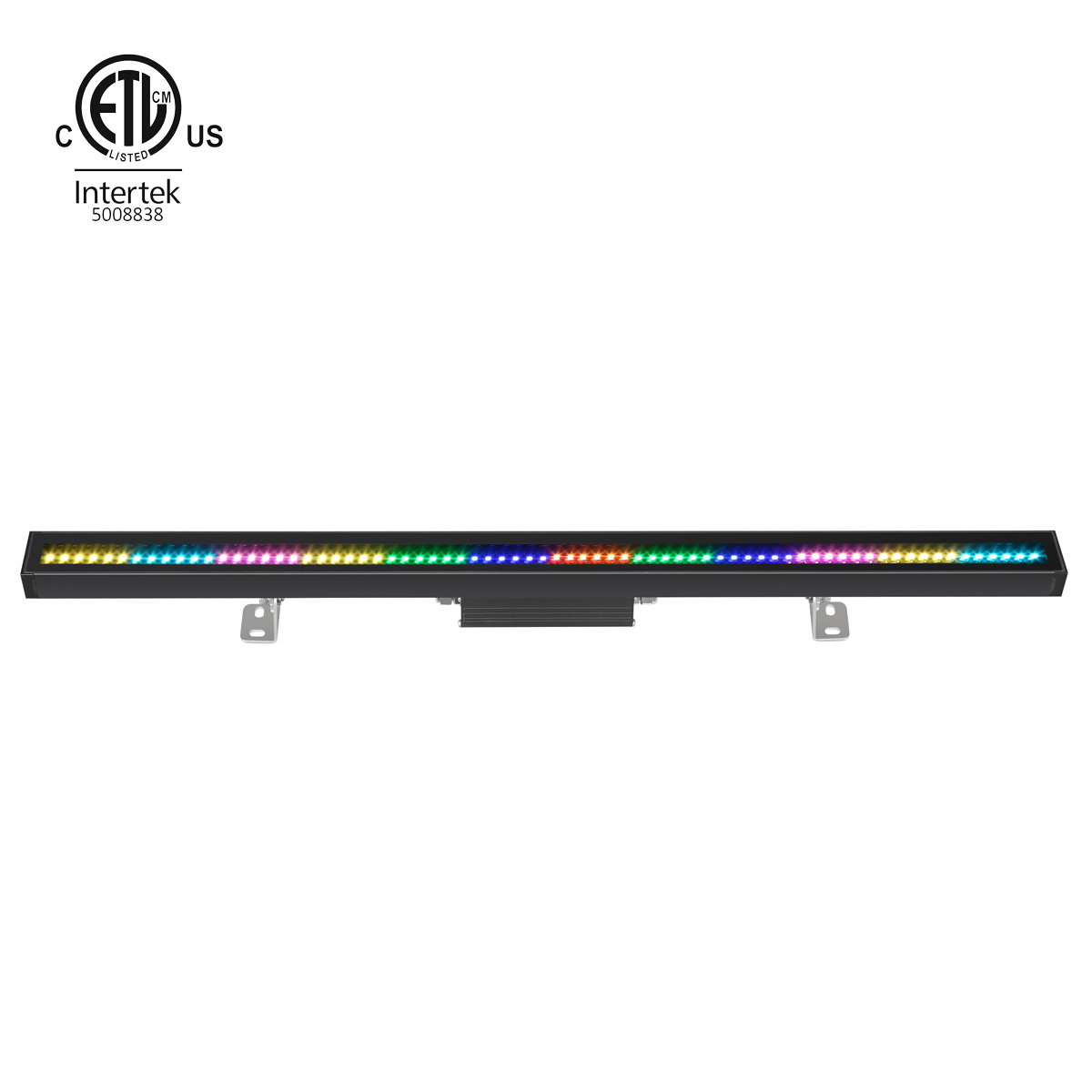 ETL CE Certificated outdoor 24W RGBW LED Pixel Bar Wall Washer