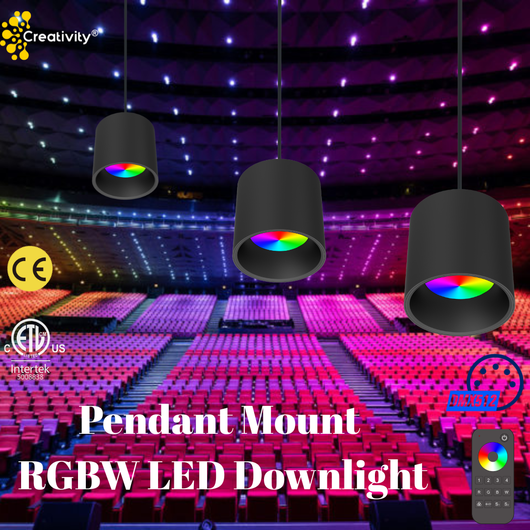 50W Indoor Pendant RGBW LED Downlight