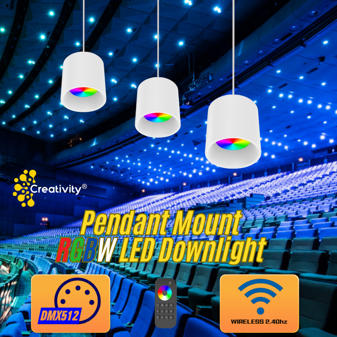 30W Indoor Pendant RGBW LED Downlight