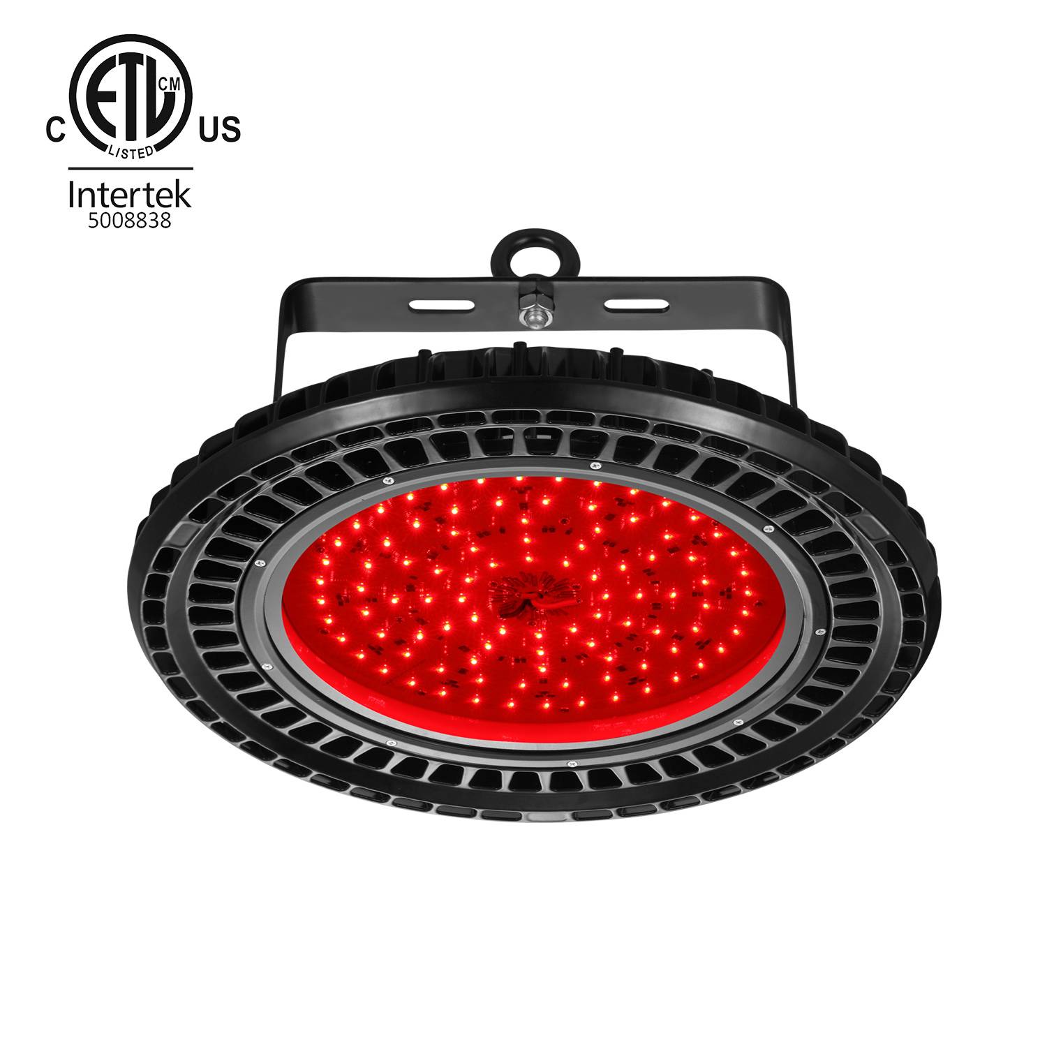 ETL cETL Certified IP66 Light 250W RGBW DMX UFO Light High Bay Light