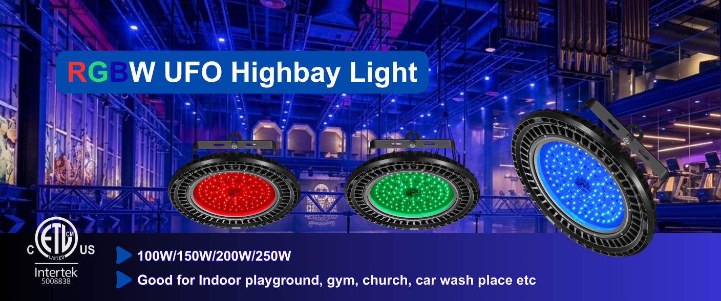 ETL listed UFO RGBW High Bay