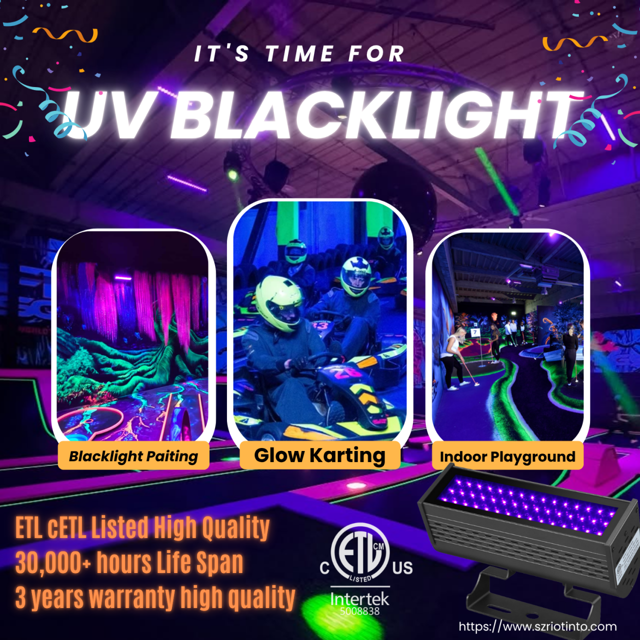 How Can High-Quality UV Blacklight Transform Your Adventure Park Experience?