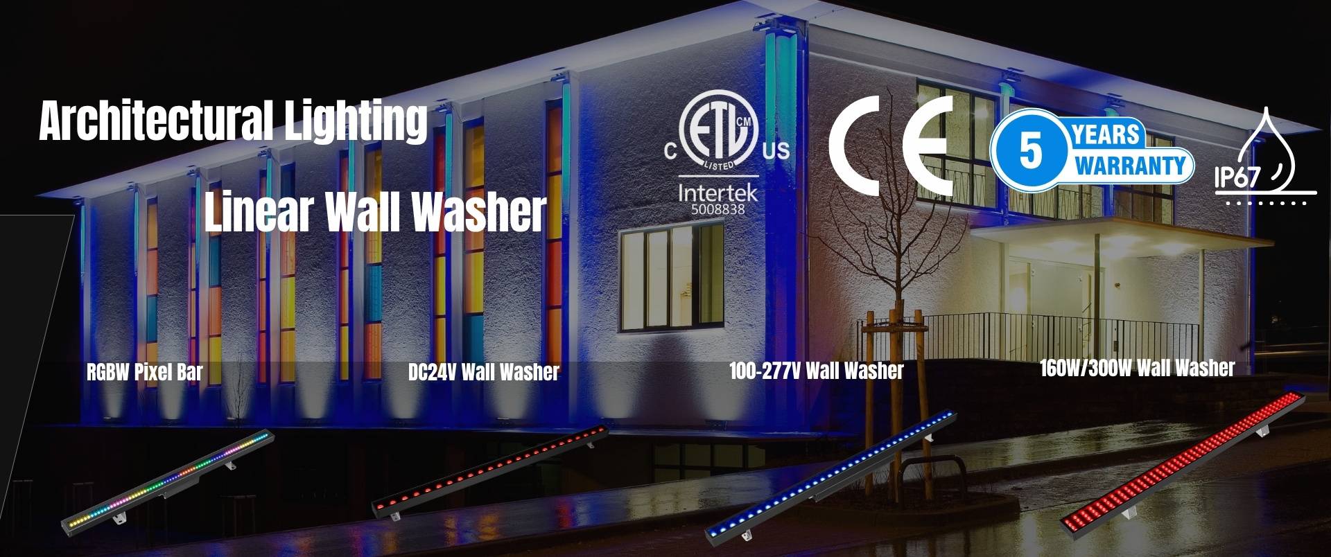 ETL listed LED Wall Washer