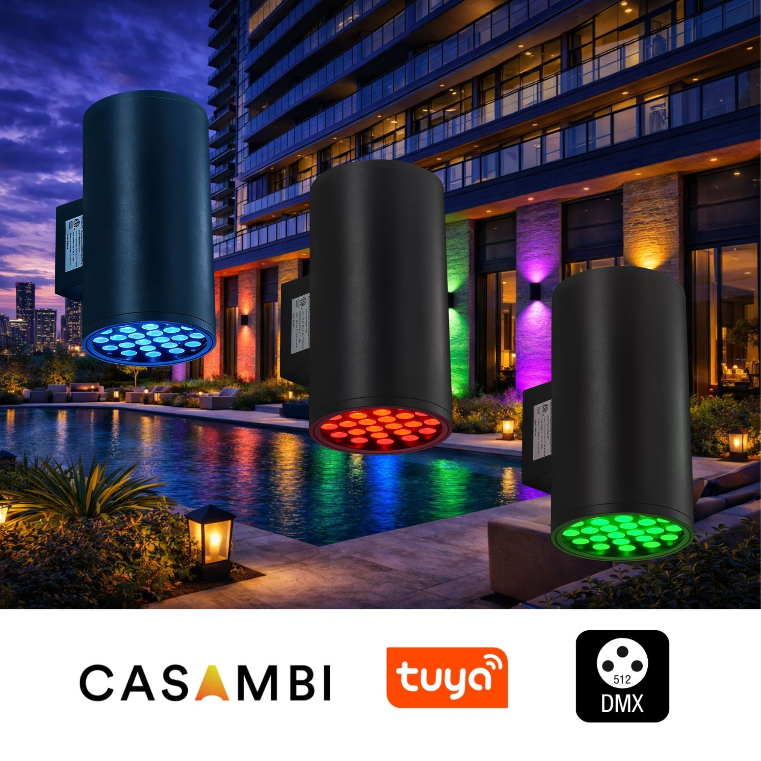 Why Choose Casambi Controlled Up and Down Wall Light?