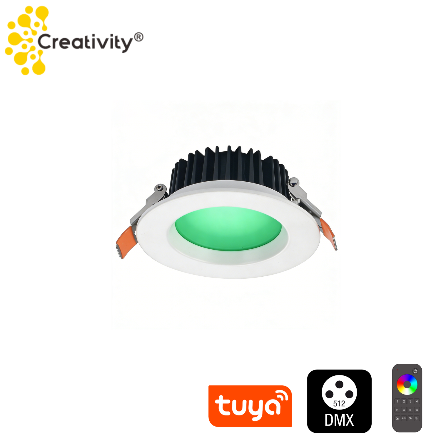 3 inches 10W Indoor Recessed RGBW LED Downlight
