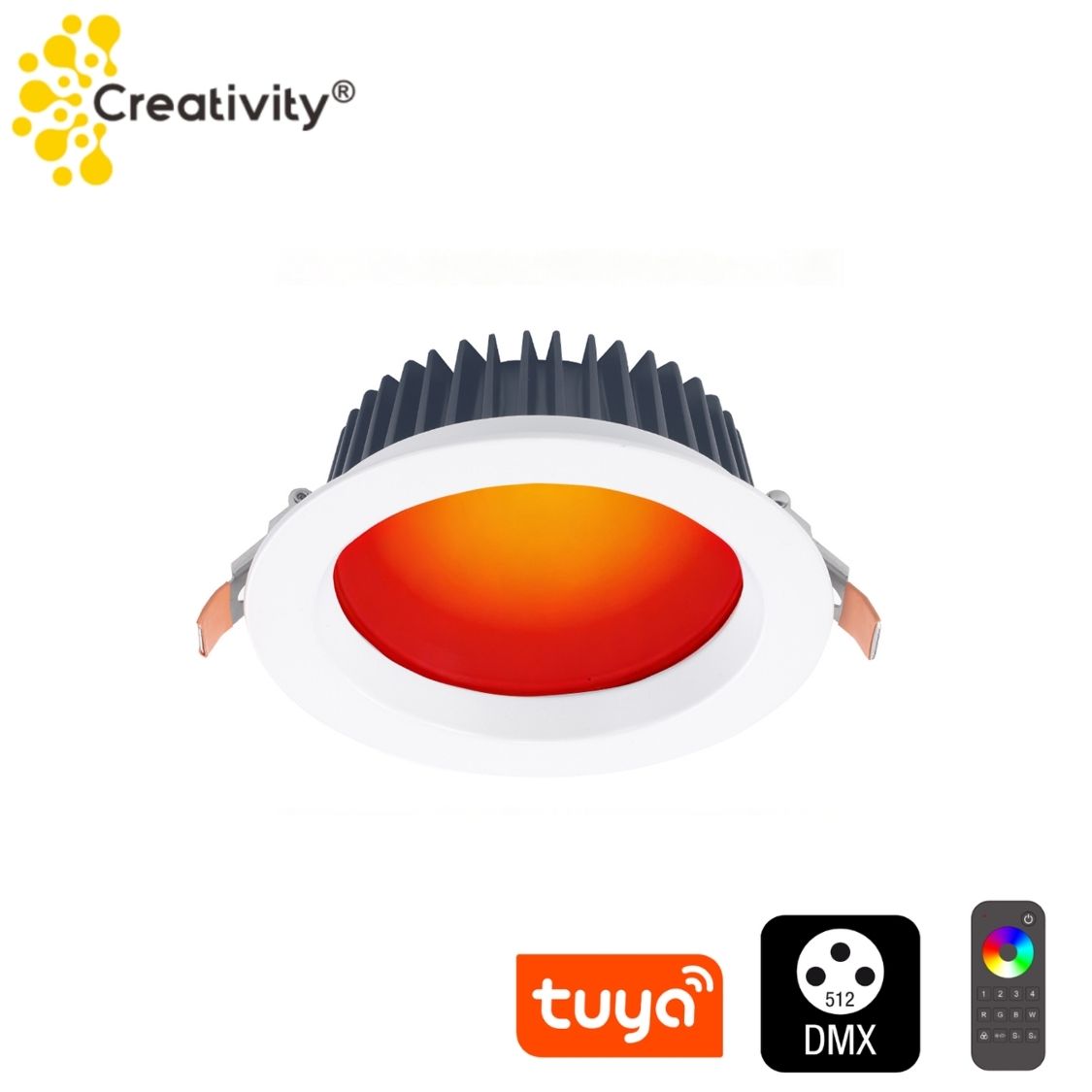 4 inches 15W Indoor Recessed RGBW LED Downlight
