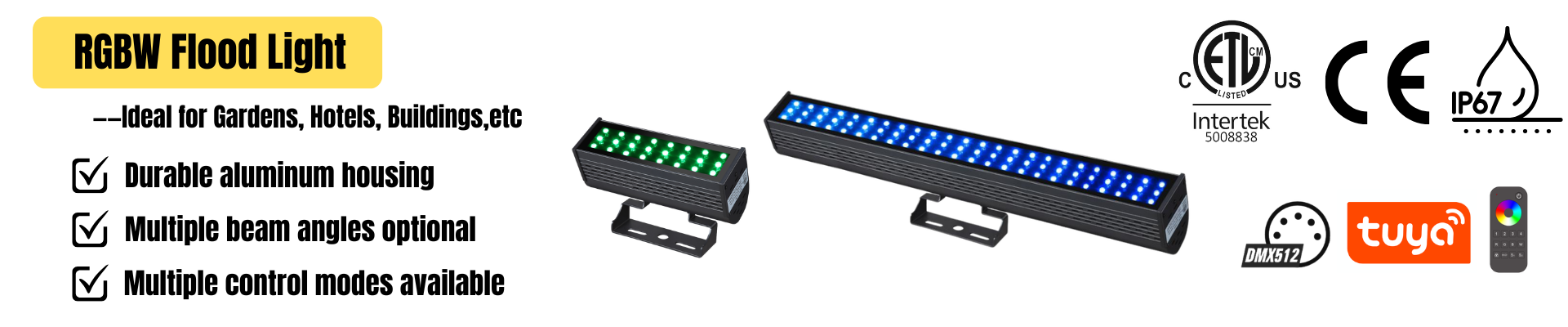 IP67 RGBW Flood Light