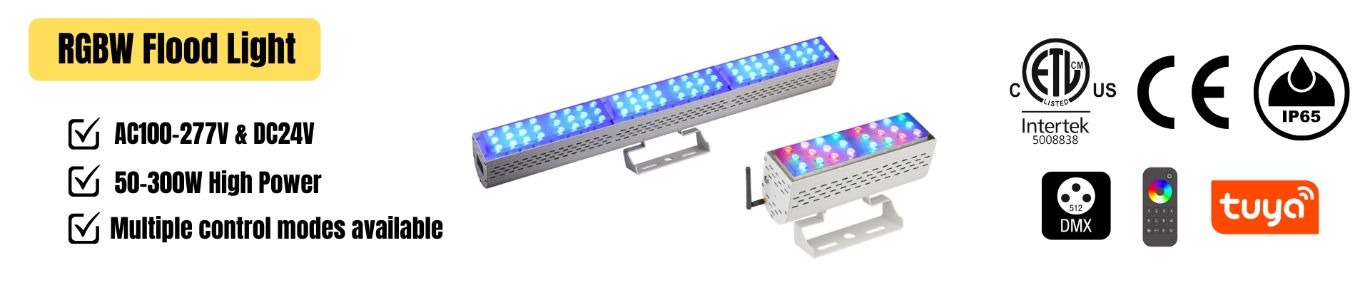 IP65 RGBW Flood Light