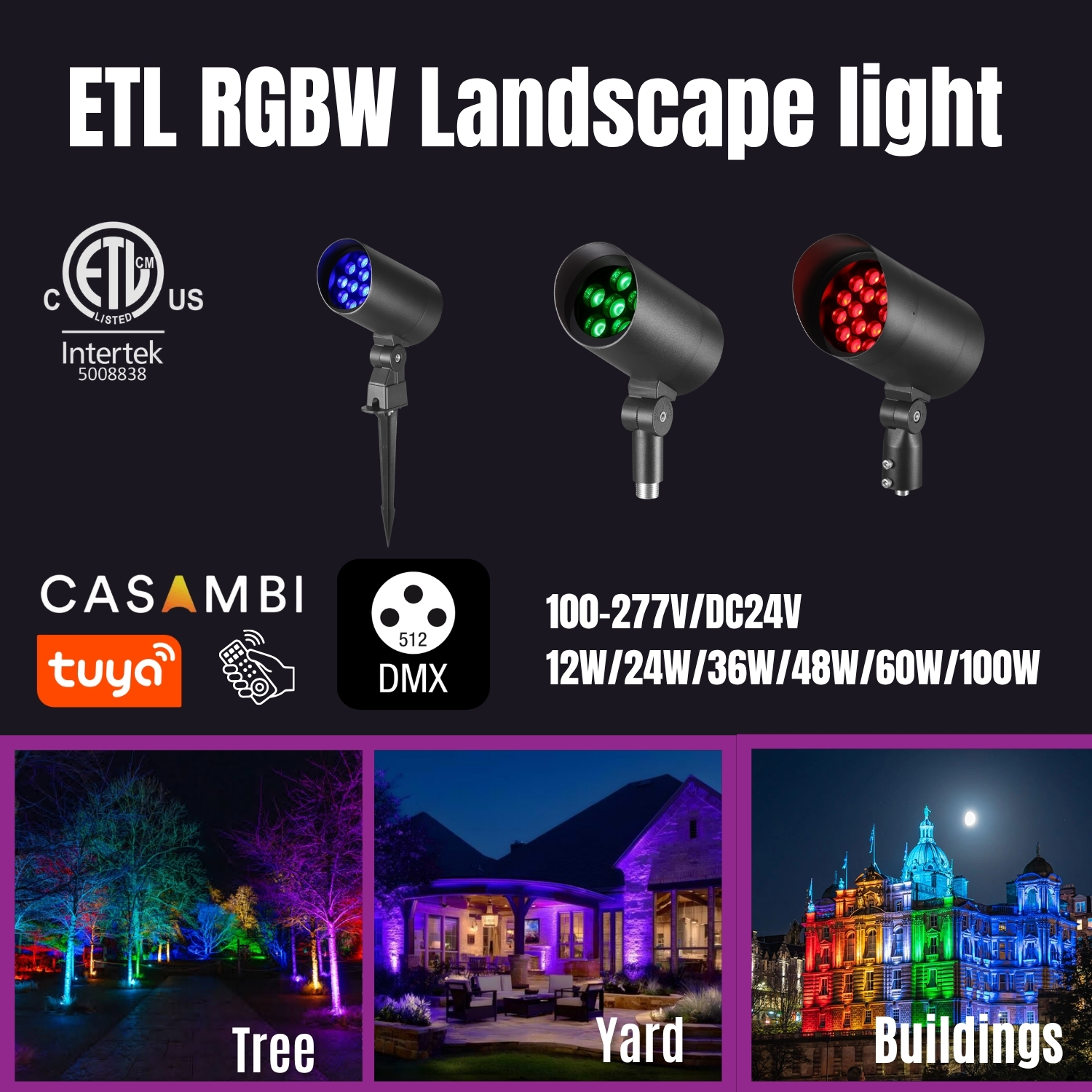 RGBW LED Landscape Flood Light: How Can It Enhance Outdoor Space