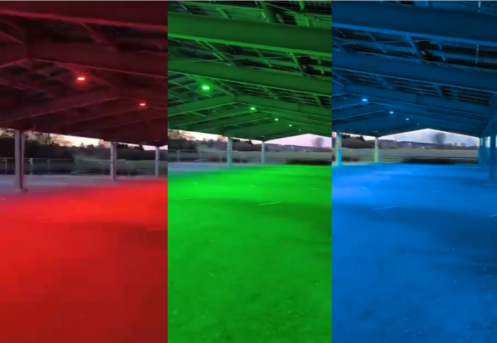Germany Event Center Lighting Project | DMX RGBW UFO High Bay