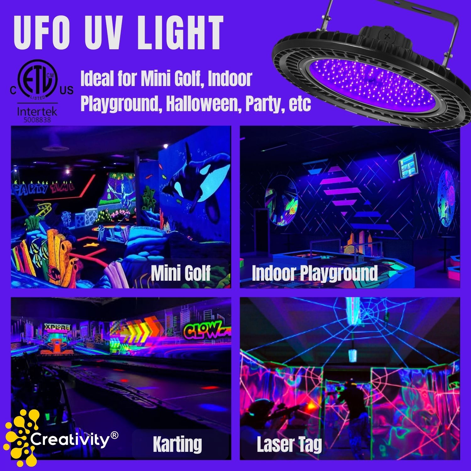 150W UV LED UFO High Bay Light