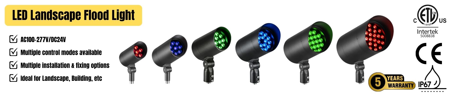 LED Landscape Flood Light