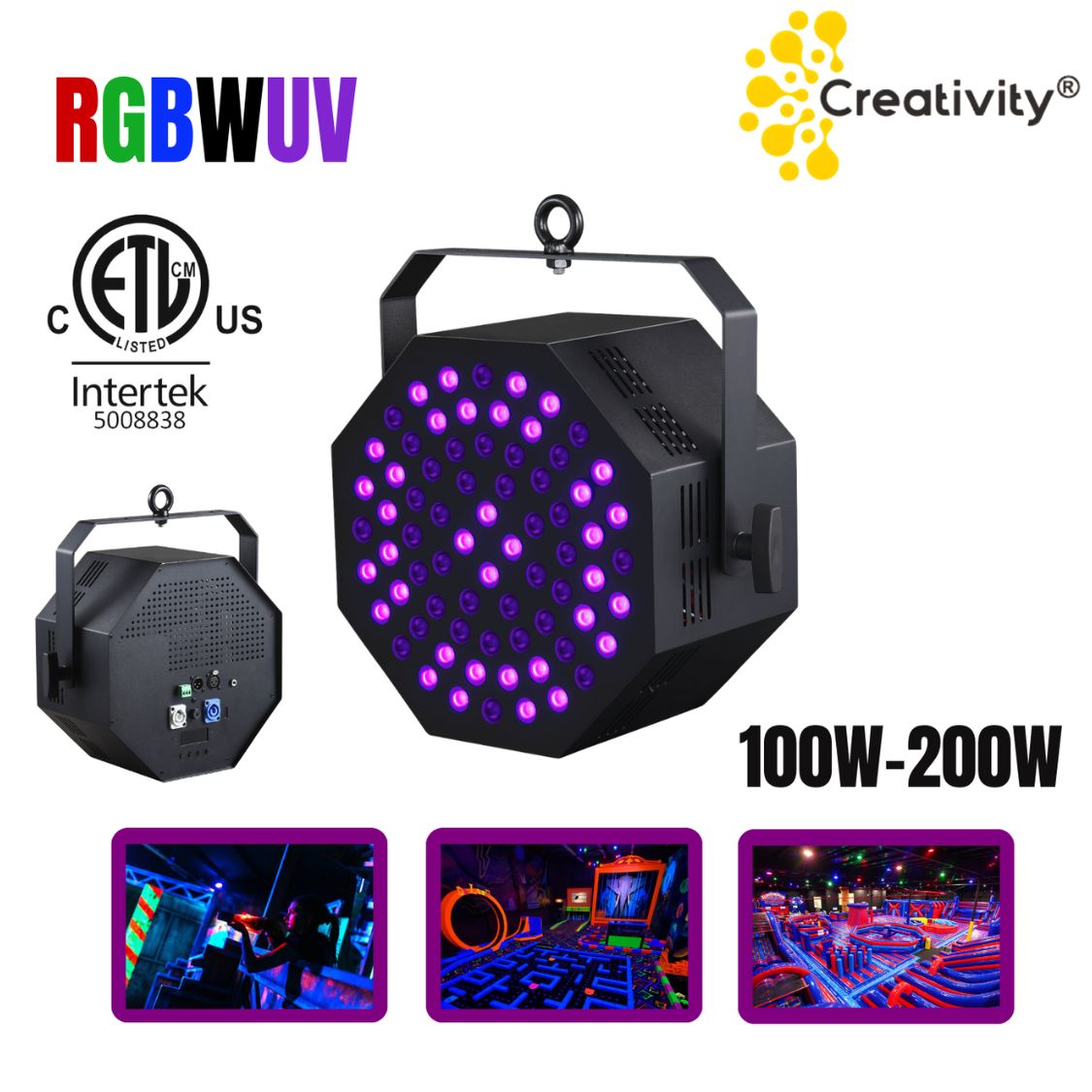 100W RGBWUV High Bay Light