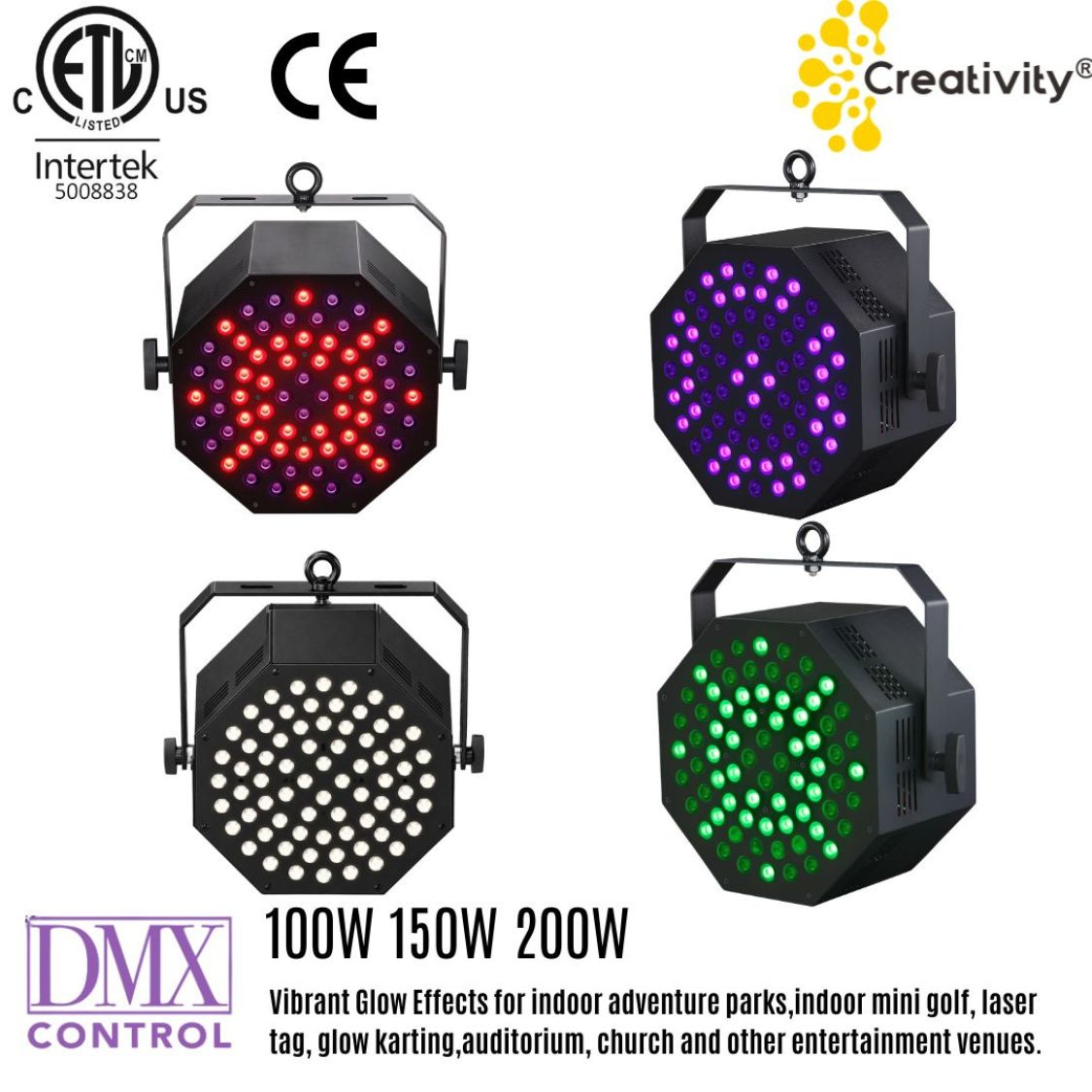 100W RGBWUV High Bay Light